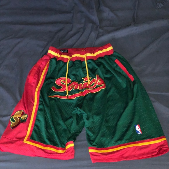 sonics nba shorts